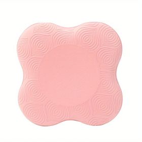 1pair Yoga Knee Elbow Joint Protection Pad; Portable Fitness Exercise Thickened Non-slip Yoga Mat; Yoga Pilates Fitness Equipment For Home Gym Tr (Color: Pink)